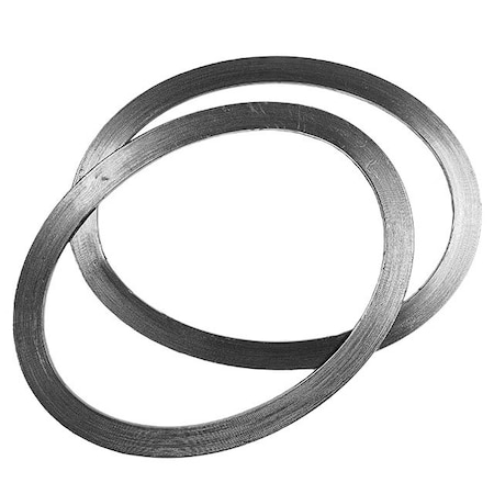 Boilersource Manway Gasket, Spiral Wound, 12 in x 16 in x 1-1/4 in, 0.175 in thick, Elliptical, PK 2 S999-12X16X1-1/4X0.175E-PK2